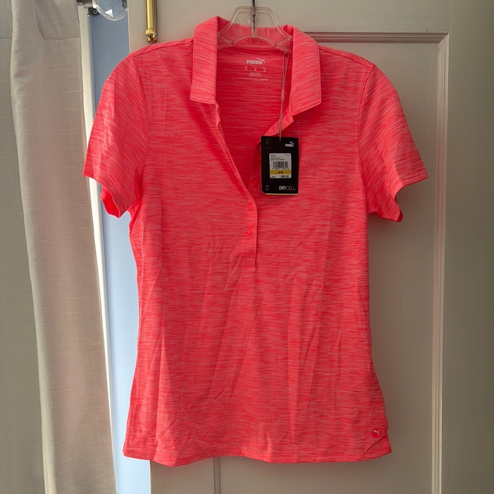 Puma Women's Pink Polo Shirt
